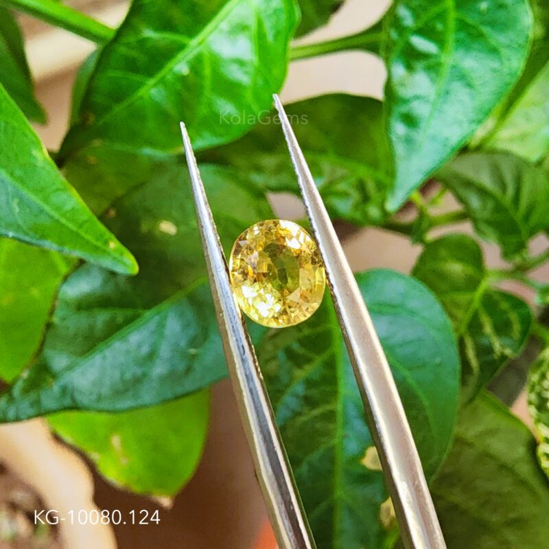Sapphire tự nhiên vàng
