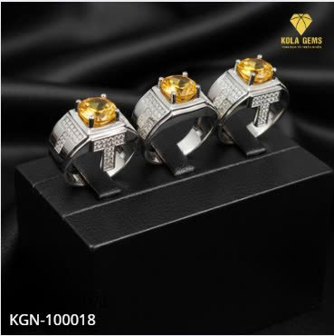 Nhẫn đá quý nam cao cấp